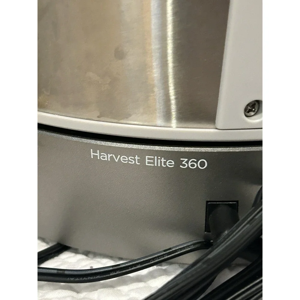 AeroGarden Harvest Elite 360 Garden, Stainless Steel 100693-BSS EUC Works